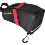 Lezyne Aero Caddy Satteltasche Schwarz/Rot - Elegant und Strapazierfähig