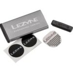 Lezyne Metall Reparaturset - Aluminium Box mit 6 Patches