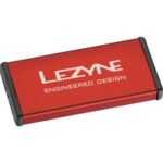 Lezyne Reparaturset aus Metall in Rot mit Aluminiumgehäuse - 6 Patches