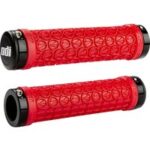 MTB Griffe ODI SDG Lock-On Rot mit Schwarzen Klemmen - 130mm