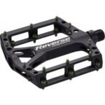 Rückwärts Pedal Black One Schwarz-Hellgrün für MTB