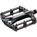 Rückwärts Pedal Black One Schwarz-Kupfer aus CNC-Aluminium für MTB