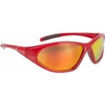 M-WAVE Kinder-Sonnenbrille Rot mit Iridium-Gläsern UV 400