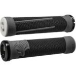 MTB Griffe ODI AG2 Signature Lock-On 2.1 Schwarz-Grafit 135mm mit schwarzen Klemmen