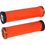 MTB Elite Motion Lock-On 2.1 Griffe Orange mit Klemmen - 130mm