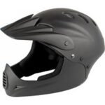 Mattschwarzer Freeride/Downhill Helm Größe L (58-61 cm) - Gewicht 650-710g