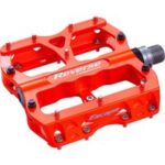 Neon Orange Reverse Escape MTB Pedals - Robust and Durable for Bike Park