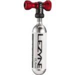 Lezyne CO2 Pumpe Kontroll Drive CNC Rot 25g - Hochwertiger Inflator