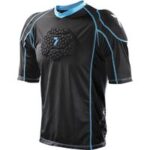 T-Shirt Flex Body Protector Schwarz-Blau Größe M - Anpassbare Schutz und Komfort