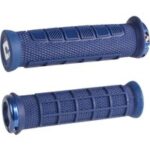 MTB Griffe ODI Elite Pro Lock-On 2.1 Blau Navy mit blauen Klemmen