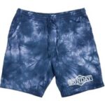 Kurze Jogginghosen Blau Tie-Dye aus Baumwolle mit Cornerstone-Logo - Größe L