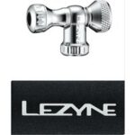 Lezyne CO2 Pumpe CNC Steuerkopf Aluminium Silber für präzises Aufpumpen