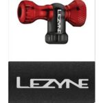 Lezyne CO2 Pumpe Kopf Kontroll Drive CNC Aluminium Rot für Schrader und Presta