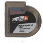 Reparaturset für Reifen Super B TB-1118 mit 6 selbstklebenden Patches und Schleifpapier