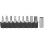 M-WAVE Bit-Set aus CrMo-Stahl mit 1/4' Adapter