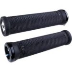 Odi Grips Ruffian V2.1 Lock-On Schwarz mit schwarzen Klemmen