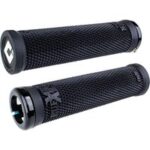 Odi Grips Ruffian XL V2.1 Lock-On Schwarz mit schwarzen Klemmen 135mm