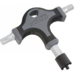 Super B Premium TB-TH20 3-Arm Schlüssel für Torx T40 und 6 mm Innensechskant