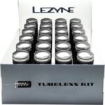 Lezyne Tubeless Reifen Reparaturset 24 Teile Schwarz mit Werkzeug und Koffer