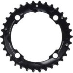 SRAM GX 2x10 34T MTB Kettenblatt aus schwarzem Aluminium