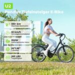 U1 City Faltbares E-Bike 350W für Erwachsene